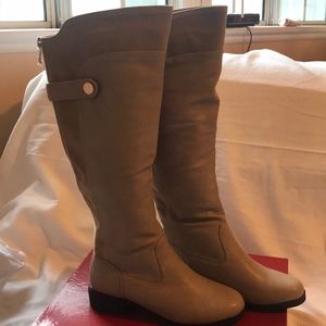 Guess Taupe tall boots